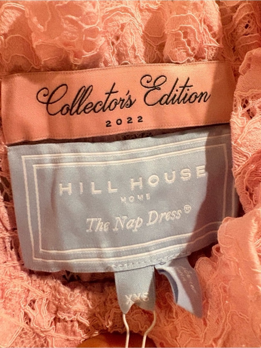 ✨NWT- Hill House Collector’s Edition Ellie Nap Dress, Pink Lace- XXS - Picture 3 of 10